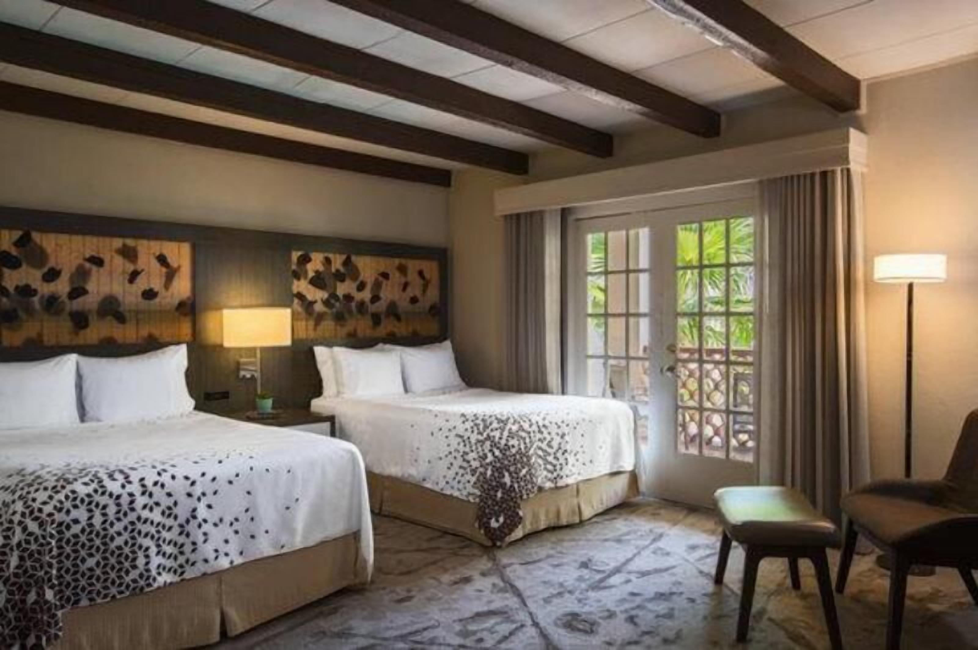 Premium bedding, pillowtop beds, in-room safe, desk