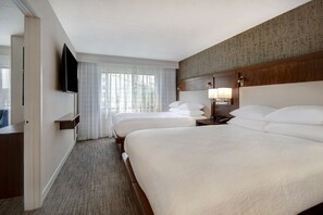 Room, Non Smoking (2 Double Beds with Sofa bed) | Premium bedding, down comforters, in-room safe, desk