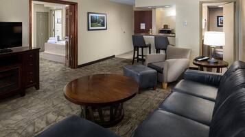 42-inch TV with cable channels