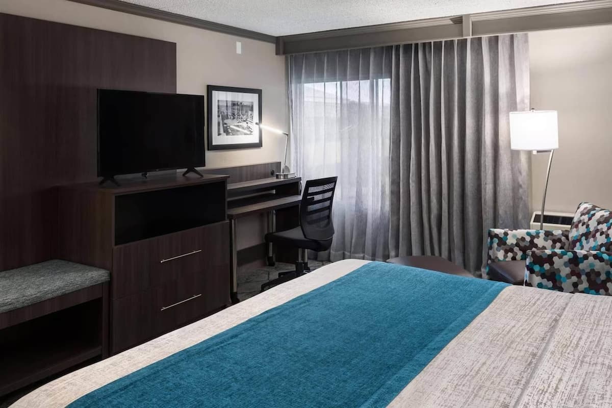 Standard Room, 1 King Bed, Non Smoking | Down comforters, in-room safe, desk, laptop workspace