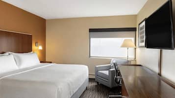 Premium bedding, iron/ironing board, WiFi (free), bed sheets