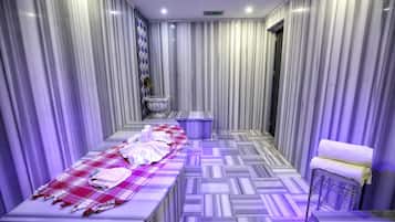 Bilik rawatan pasangan, sauna, bilik wap, mandi tangas / hammam