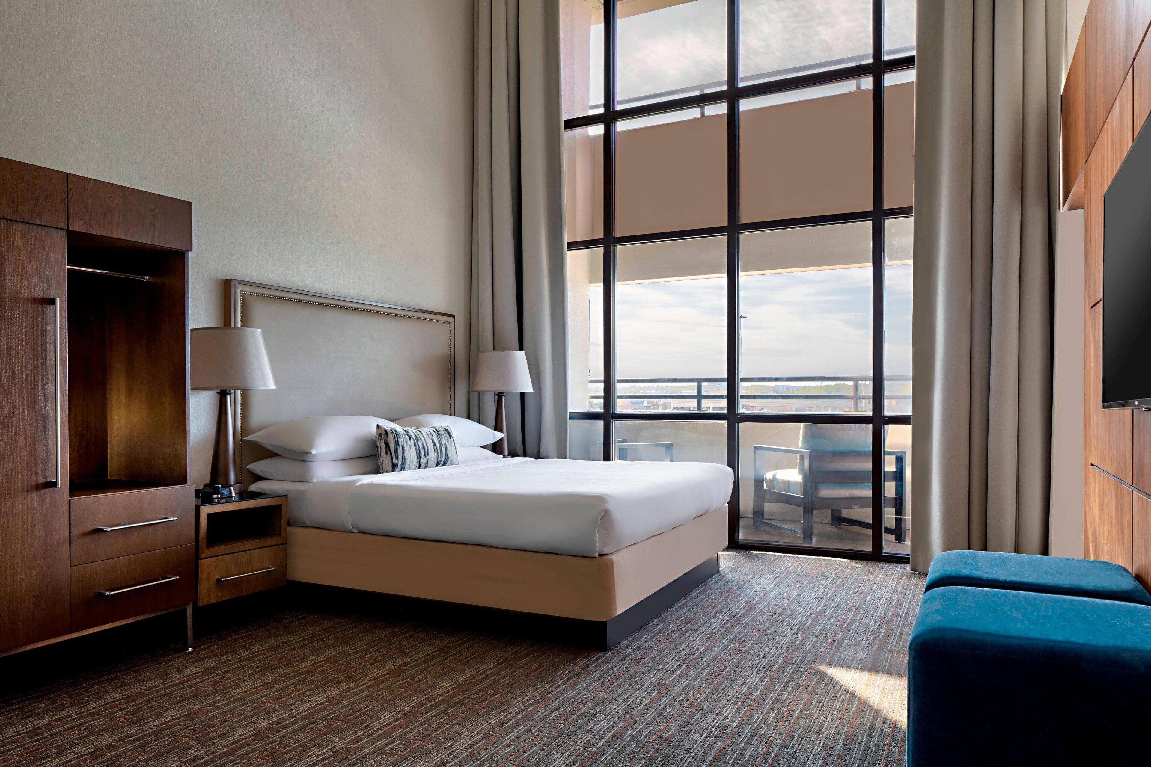 premium bedding, down duvets, pillow-top beds, in-room safe