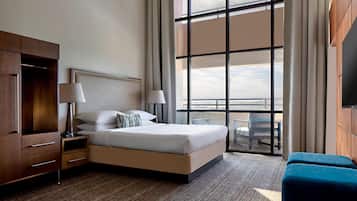 Premium bedding, down duvets, pillow-top beds, in-room safe