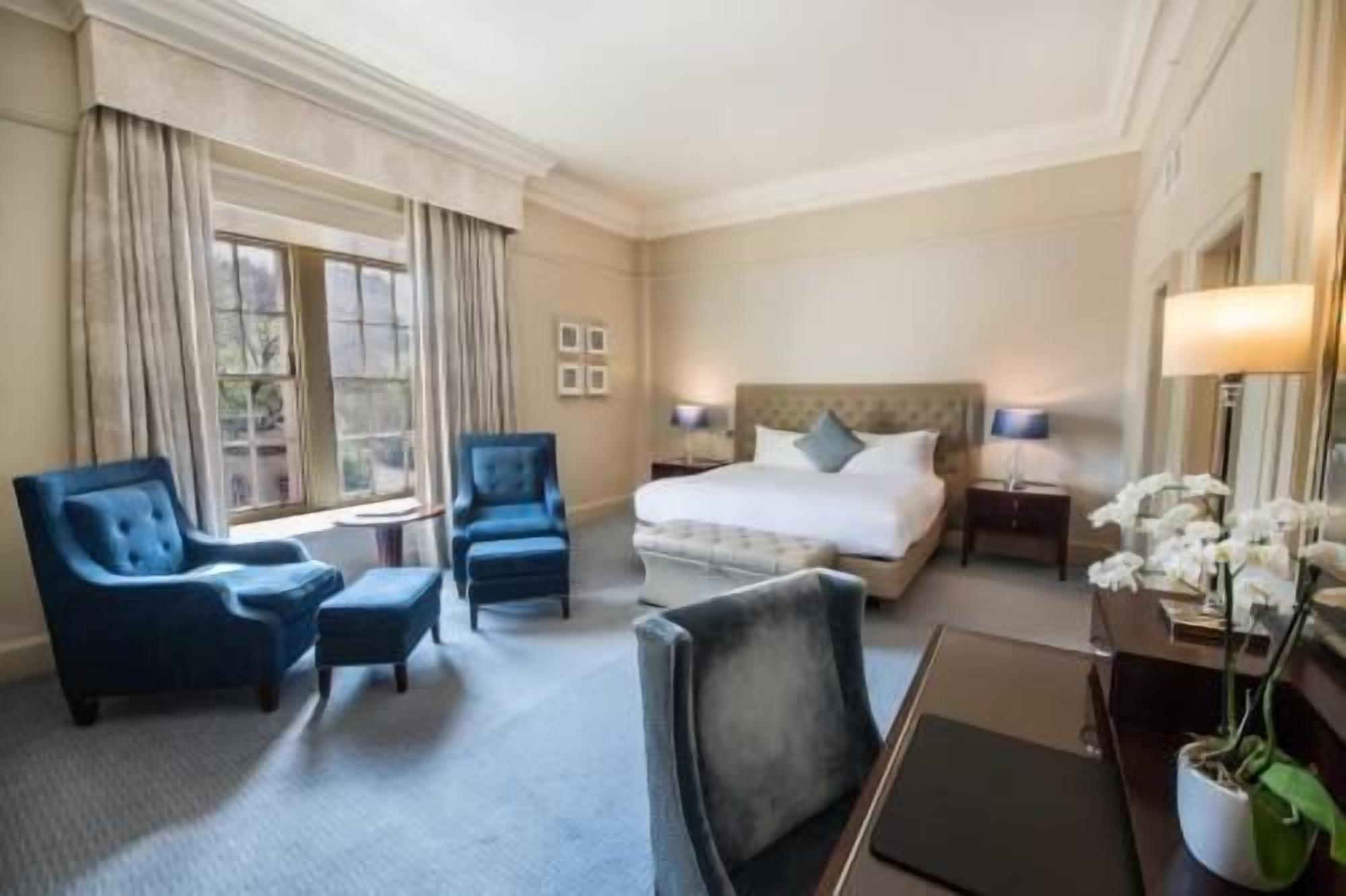 Egyptian cotton sheets, premium bedding, in-room safe, desk
