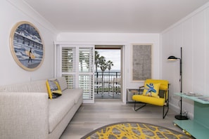 Habitación individual estándar, 1 habitación, frente al océano | Sábanas de algodón egipcio, ropa de cama de alta calidad y edredón