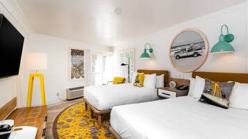 標準客房, 2 張加大雙人床 | 1 間睡房、埃及棉床單、高級寢具、羽絨被