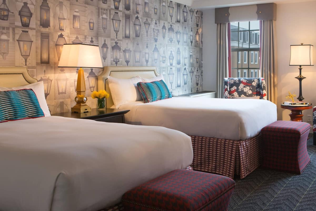 Room, 2 Double Beds (Hearing Accessible) | 1 bedroom, Frette Italian sheets, premium bedding, pillowtop beds