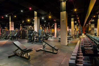 Fitness center at Hilton Boston Park Plaza