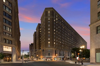Hotel Exterior at Hilton Boston Park Plaza