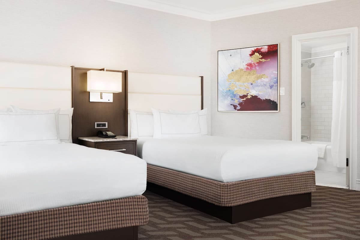 Quarto luxo, 2 camas de casal | 1 quarto, roupas de cama antialérgicas, cofres nos quartos