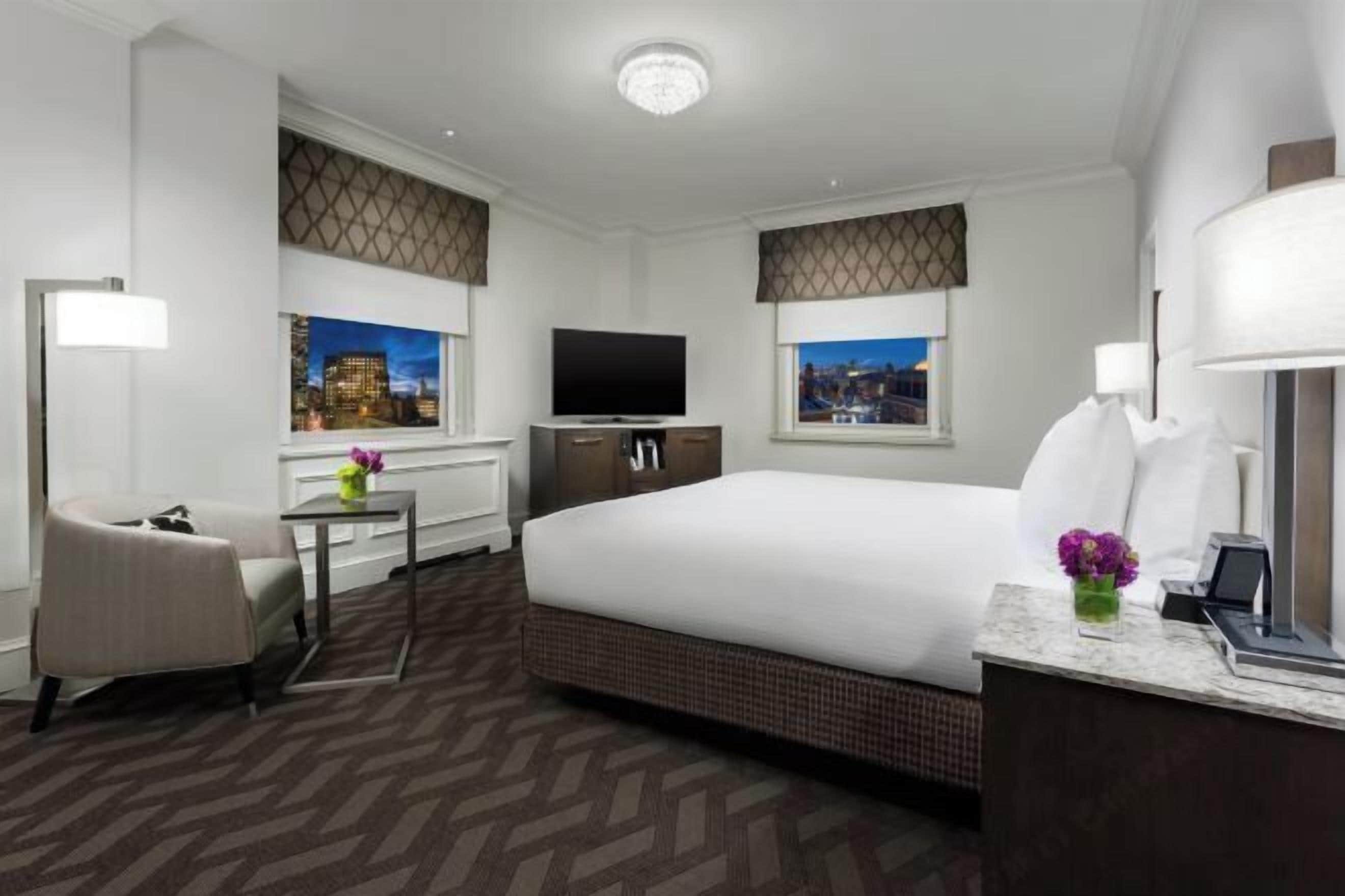 Hypo-allergenic bedding, in-room safe, individually decorated