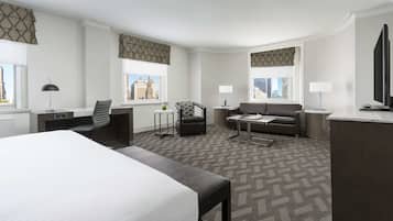 Hypo-allergenic bedding, in-room safe, individually decorated