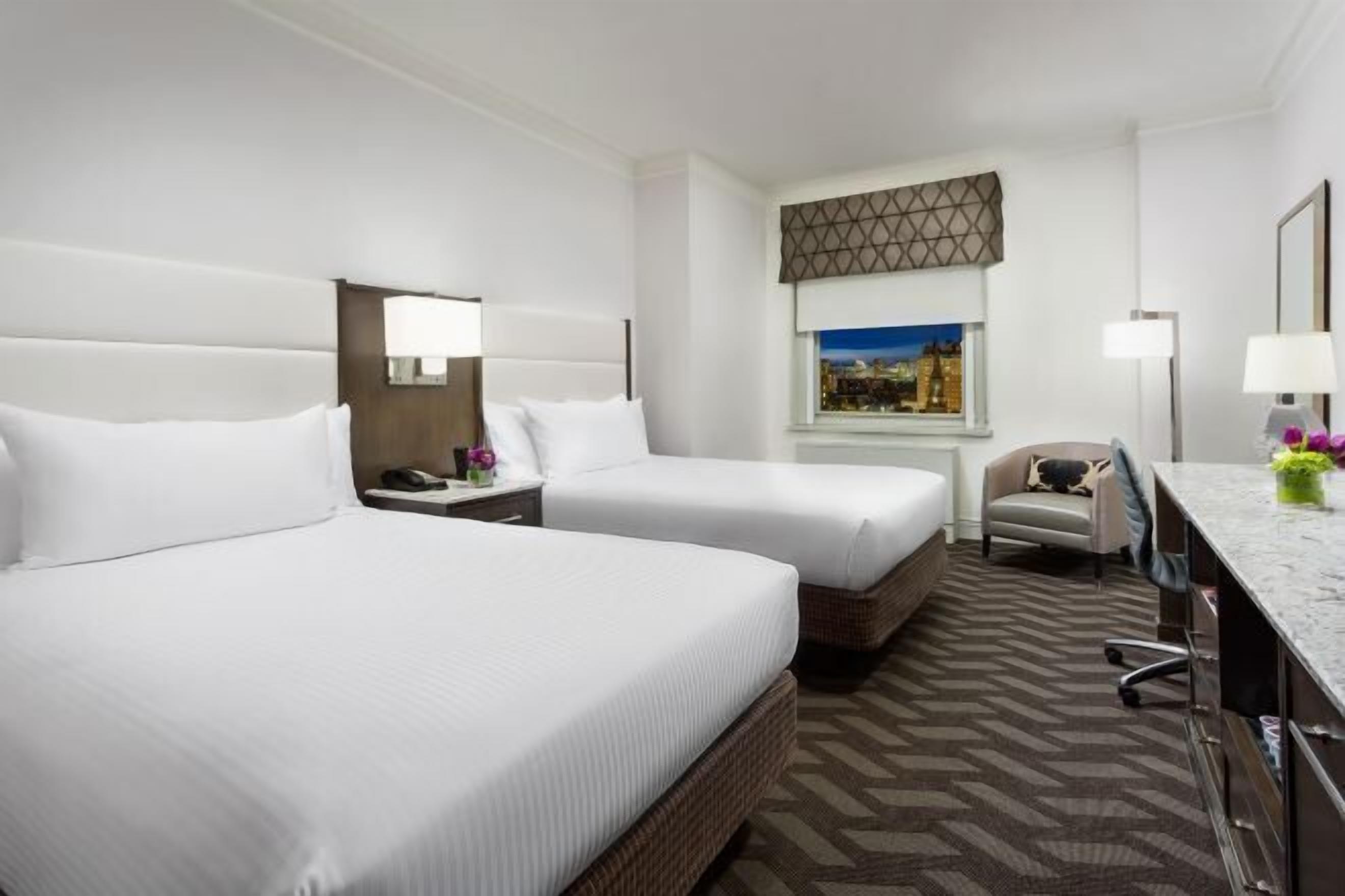 Hypo-allergenic bedding, in-room safe, individually decorated