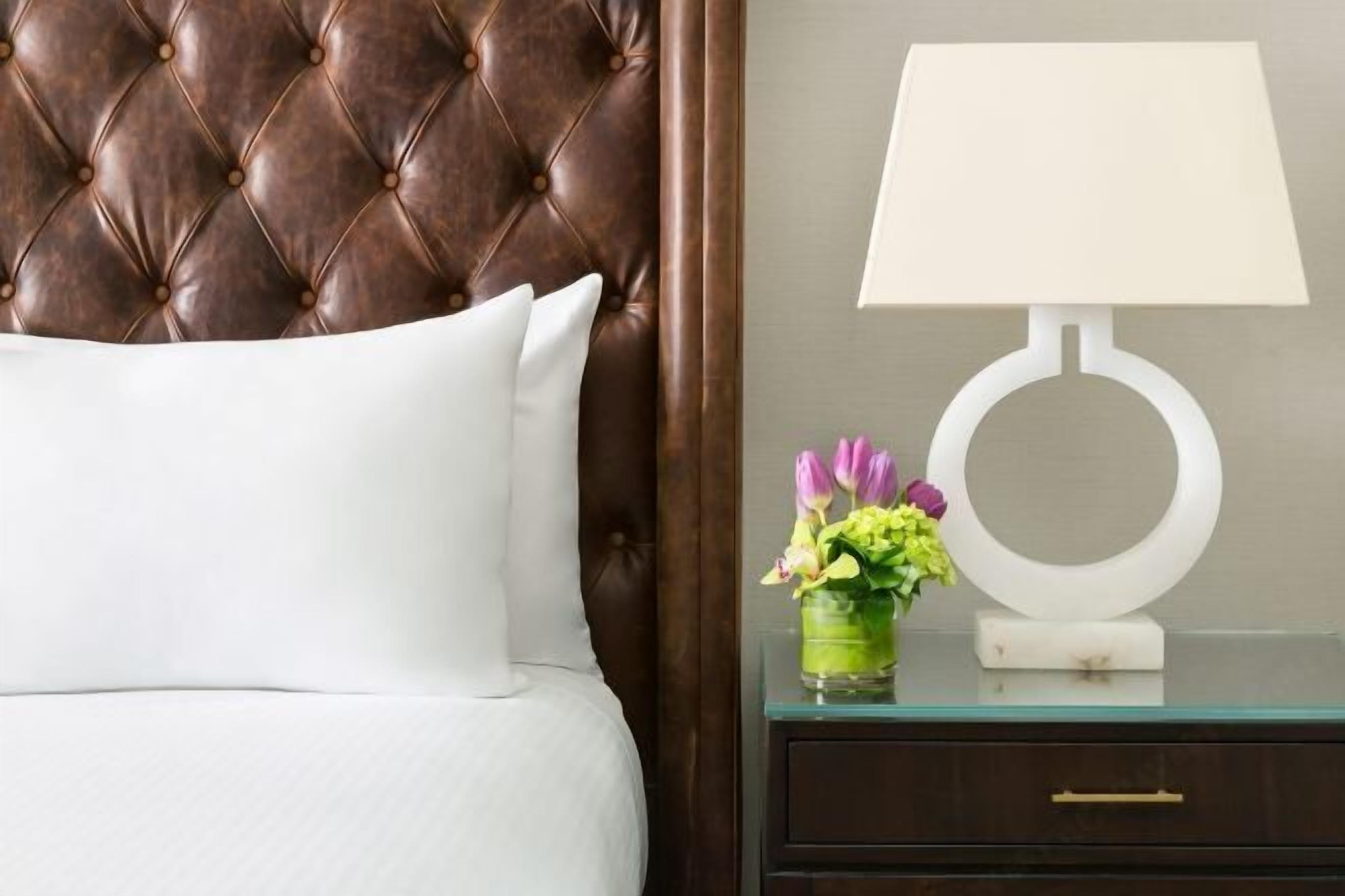 Hypo-allergenic bedding, in-room safe, individually decorated