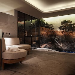 Salas de tratamiento para parejas, sauna y baño de vapor