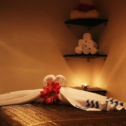 Sauna, steam room, Thai massages, facials, manicures and pedicures