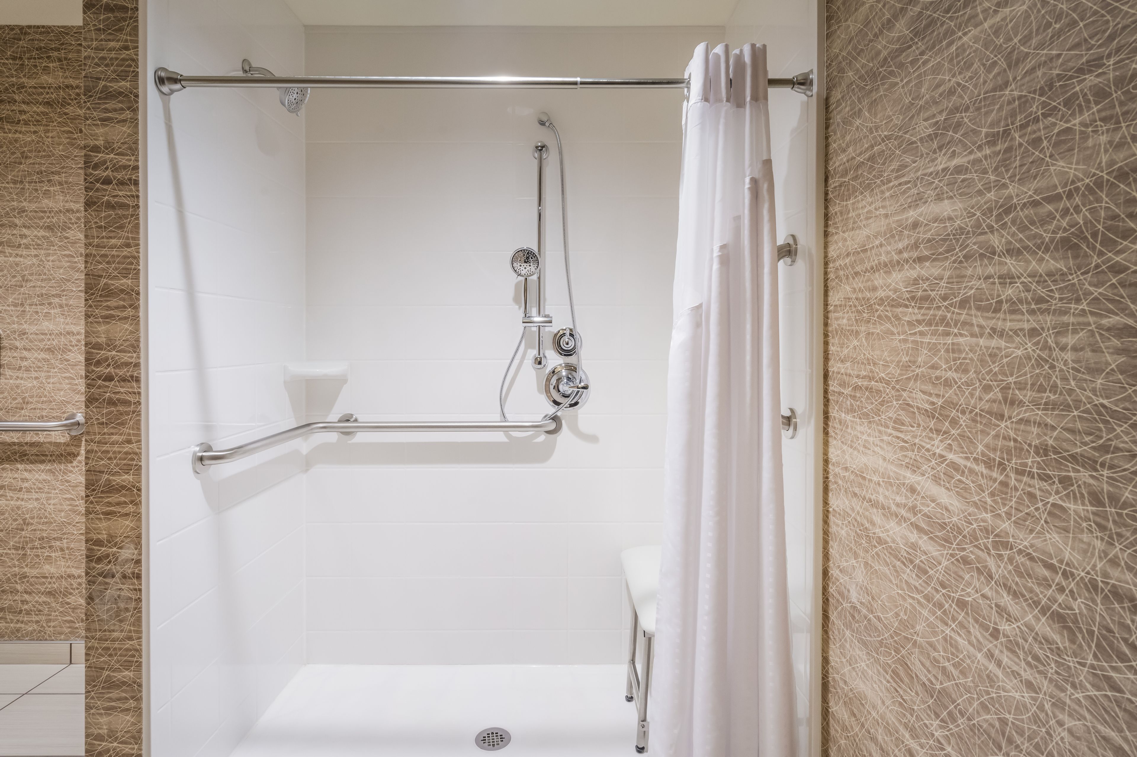 free toiletries, hair dryer, towels