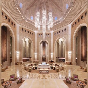 Sala de estar en el lobby