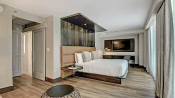 In-room safe, desk, iron/ironing board, free cribs/infant beds