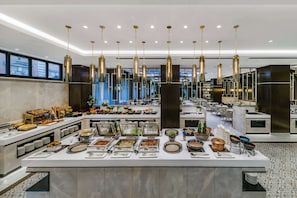 Daily buffet breakfast (EUR 23 per person)