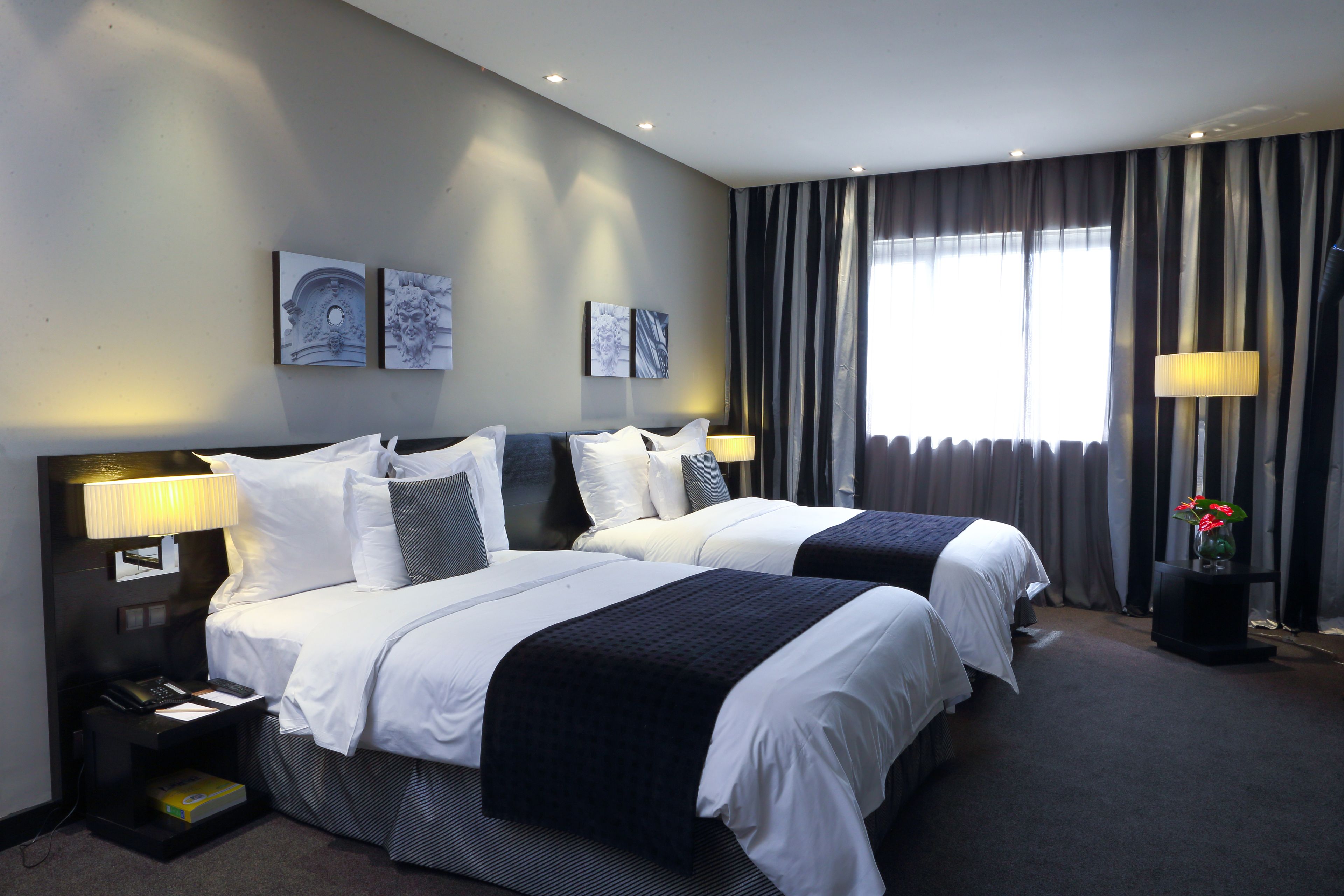 Literie de qualité supérieure, couette en duvet d&#x27;oie, minibar