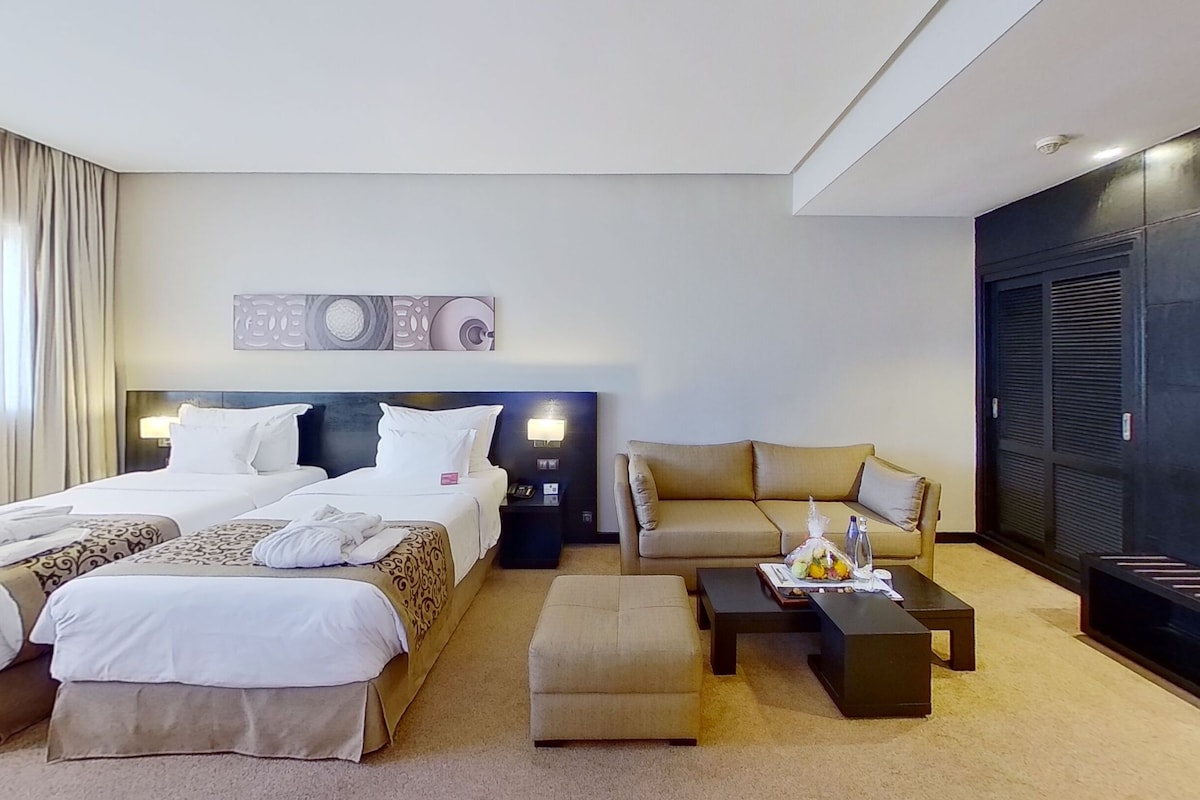 ห้องคลาสสิกทวิน, เตียงเดี่ยว 2 เตียง | เครื่องนอนระดับพรีเมียม, ผ้านวมขนเป็ด, มินิบาร์, ตู้นิรภัยในห้องพัก