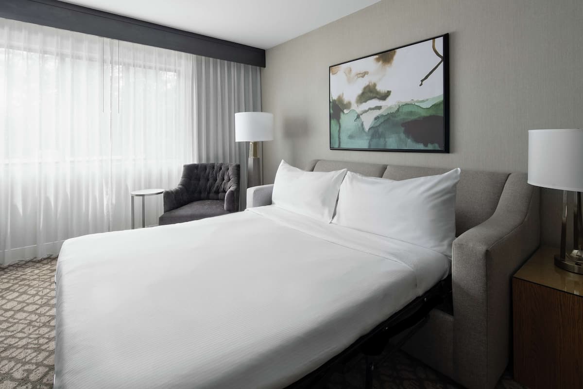 1 bedroom, hypo-allergenic bedding, in-room safe, desk