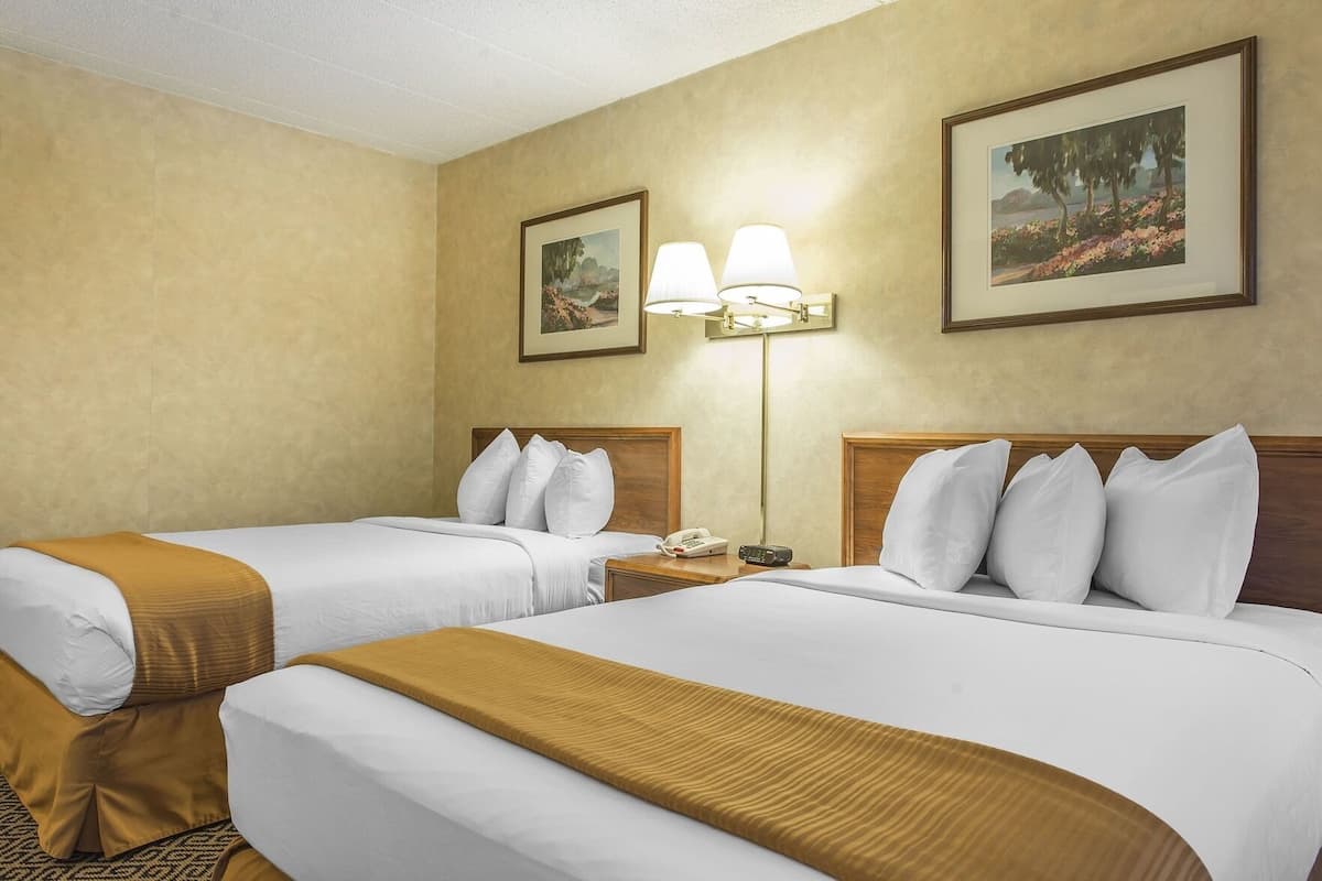 In-room safe, desk, laptop workspace, blackout drapes