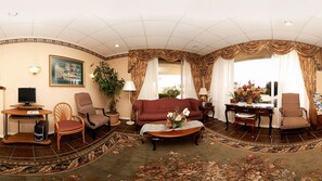 Sala de estar en el lobby