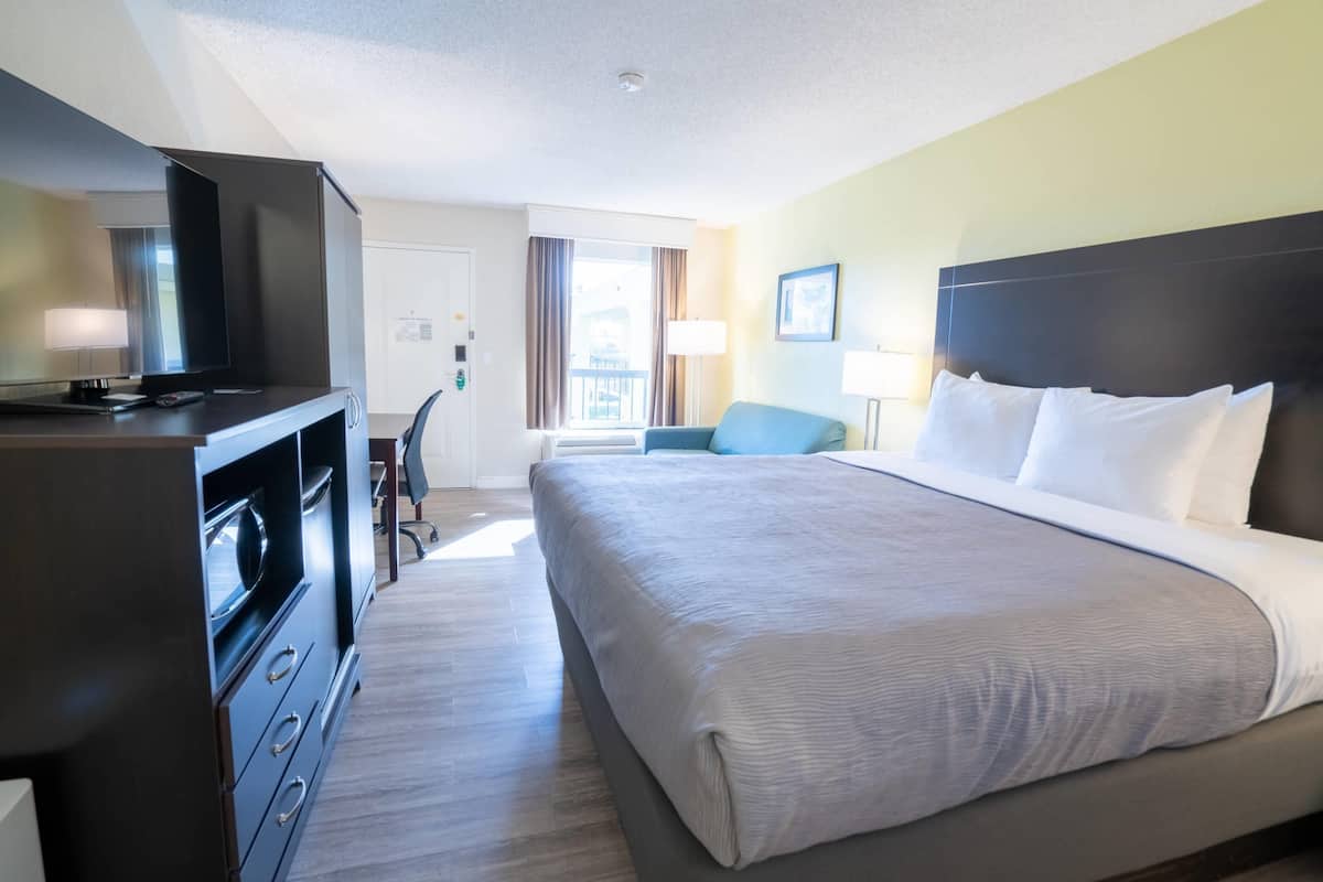 Chambre Standard, 1 très grand lit et 1 canapé-lit, non-fumeur | Bureau, espace de travail pour ordinateurs portables