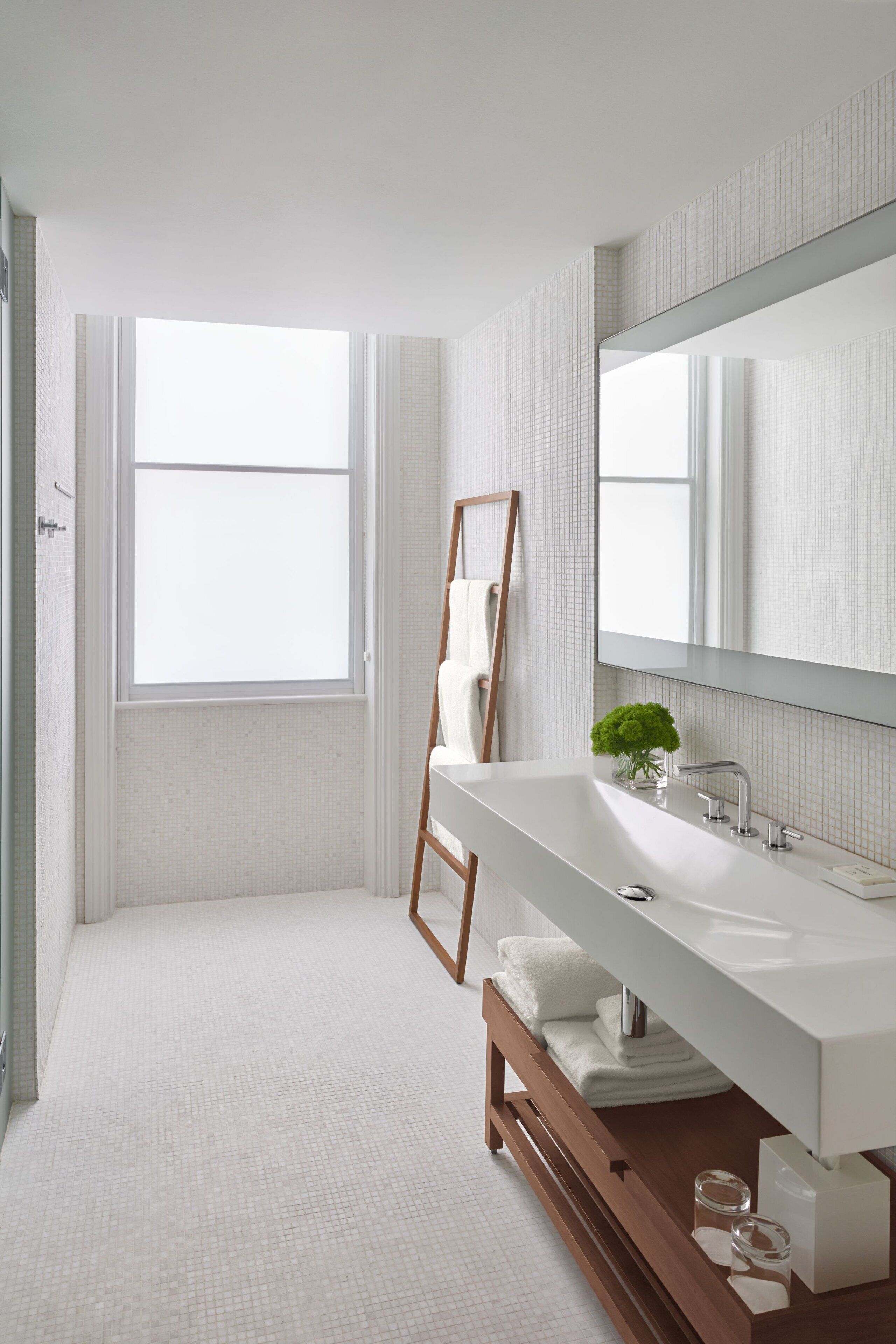 loft, 1 king bed | bathroom | rainfall showerhead, designer toiletries, hair dryer, bathrobes