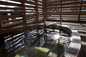 Seasonal outdoor pool, open 9:00 AM to 9:00 PM, sun loungers