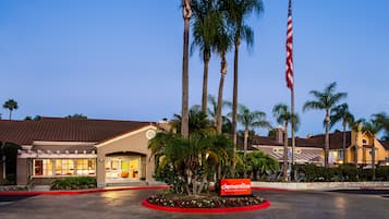 Front of property - evening/night