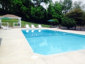 Seasonal outdoor pool