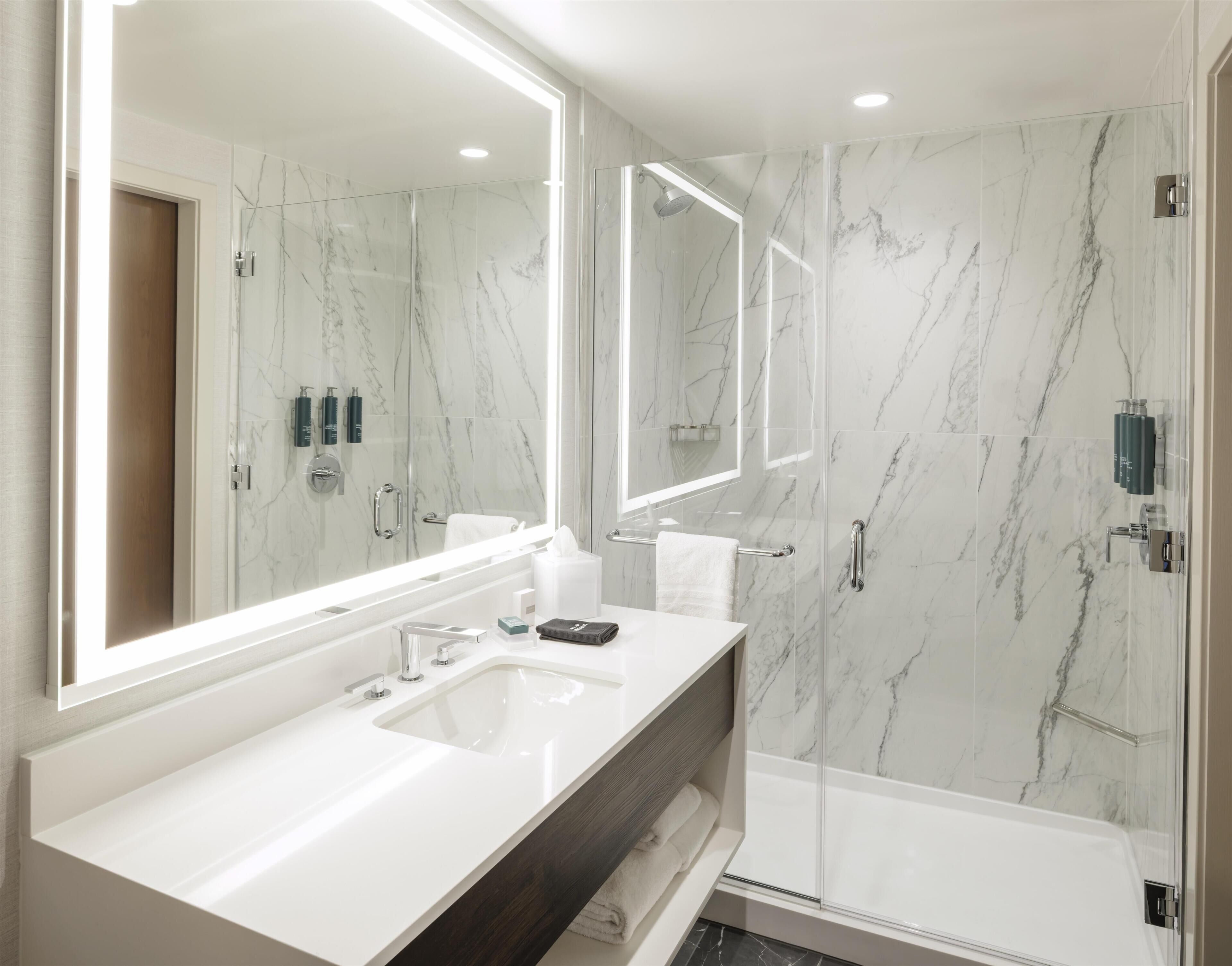 Regadera en el baño