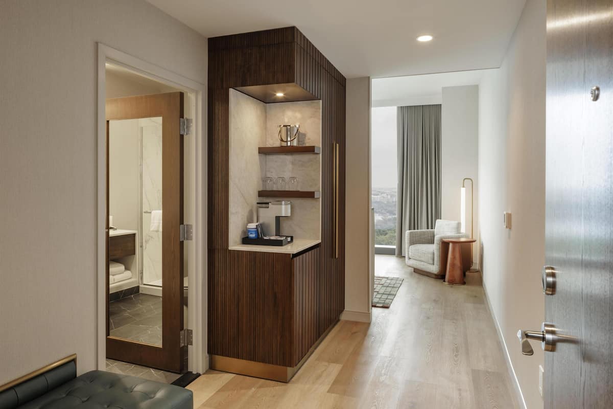 65-inch flat-screen TV with cable channels, TV, Netflix