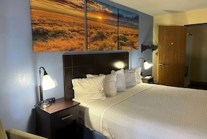 1 habitación, camas con pillow-top, escritorio y cortinas blackout