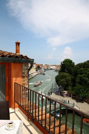 Junior suite, uitzicht op het water (Rooftop)(Small Canal Rio Novo/Garden) | Terras