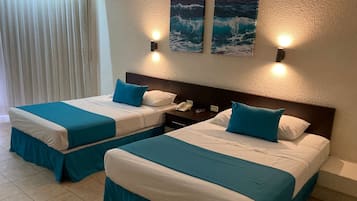 1 dormitori, roba de llit d'alta qualitat i caixa forta a l'habitació