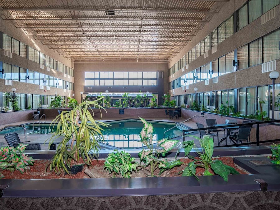 Standard Room, 2 Double Beds, Poolside | Desk, laptop workspace, iron/ironing board, free WiFi