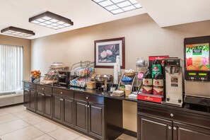 Free daily on-the-go breakfast 