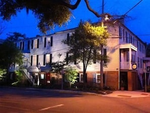 Front of property – evening/night