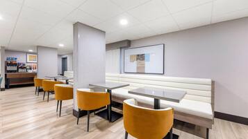 Free daily self-service breakfast