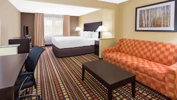 Studio Suite, 1 King Bed, Non Smoking | Individually decorated, individually furnished, desk, laptop workspace