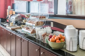 Petit déjeuner continental compris tous les jours