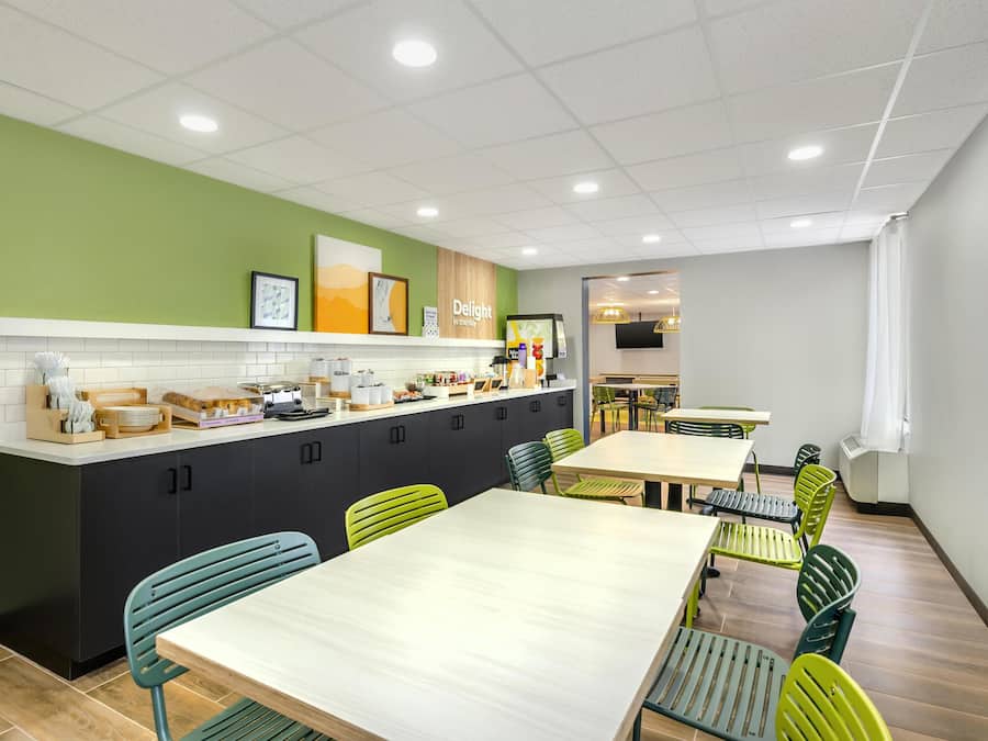 Kontinental frokost er inkludert hver dag