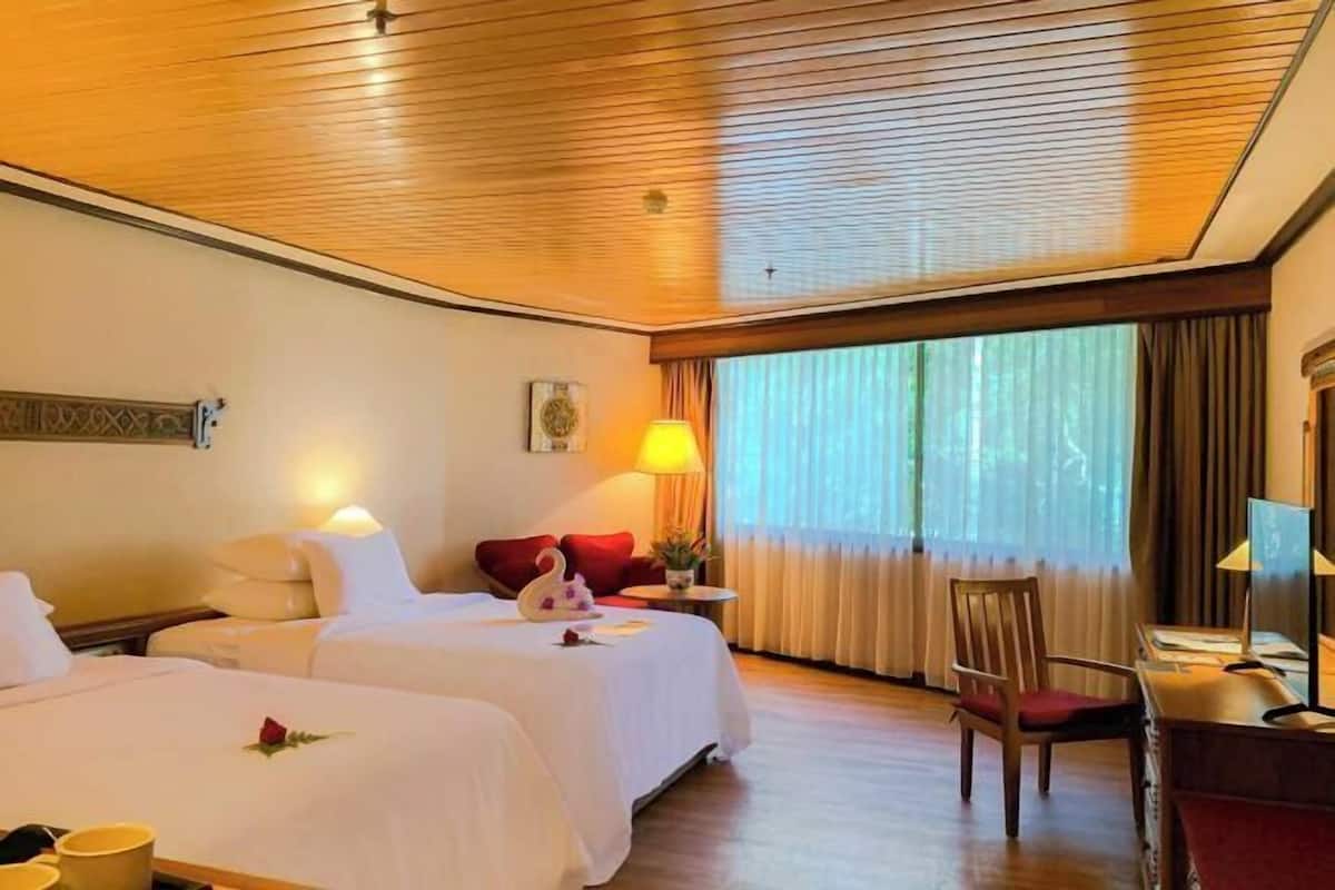 1 quarto, roupas de cama premium, frigobar, cofres nos quartos