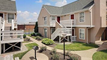 Vue depuis lâhĂ©bergement