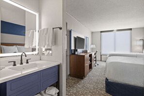 Room, 2 Double Beds, Non Smoking | Premium bedding, desk, soundproofing, iron/ironing board - AmericInn by Wyndham Casper Event Center Area (Casper)
